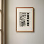 Wine Print | Good Wine Good Time | Kitchen Wall Art | Painted Illustration Wine Poster, thumbnail 4 of 8