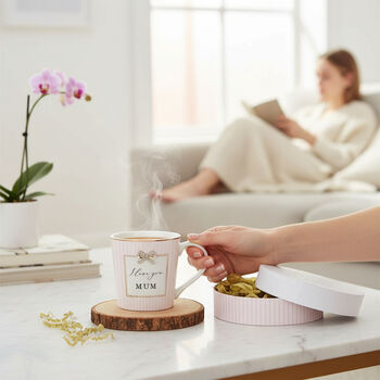 ‘I Love You Mum’ Fine China Mug In Luxury Gift Box, 3 of 3