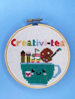 Creativi Tea Cross Stitch Kit, 2 of 7