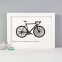Personalised Cyclists Papercut 3D Print, thumbnail 5 of 6