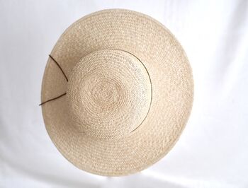 Carnegie Panama Straw Boater Hat, 3 of 3