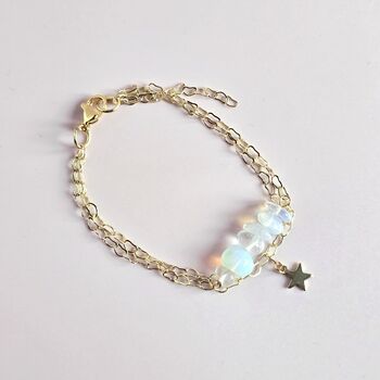 Opalite Star Charm Bracelet Taylor Swift Inspired, 4 of 8