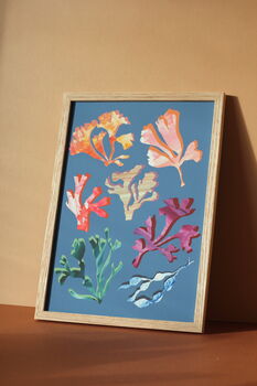 Sea Coral Abstract Art Print, 3 of 6