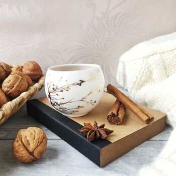 Espresso Cup Or Teacup Decorated With Winter Twig, 7 of 10