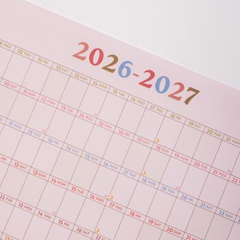 2026 2027 Academic Year Wall Planner | Landscape | Boho Arches, 4 of 7