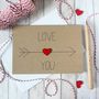 Personalised Anniversary Card, Love You Valentine Card, thumbnail 4 of 5