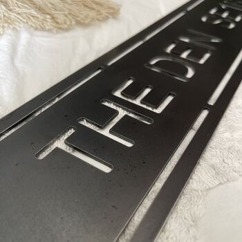 The Den Metal Football Street Sign – Designed And Made In Britain, 6 of 10