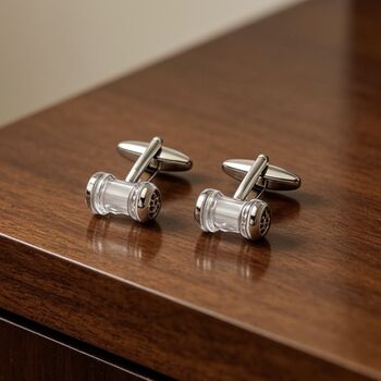 Personalised Salt And Pepper Shaker Cufflinks, 6 of 12