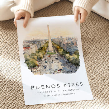 Argentina Buenos Aires Travel Art Print, 3 of 7