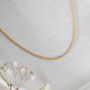 18ct Gold Plated Rope Chain Necklace, thumbnail 3 of 6
