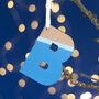 Wooden Personalised Printed Letter Christmas Decoration, thumbnail 2 of 4