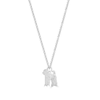 Personalised Labradoodle Sterling Silver Necklace, 4 of 10