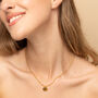 Brown Stone Oval Pendant Necklace, thumbnail 6 of 6