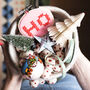 Ho Ho Ho Felt Cross Stitch Kit, thumbnail 6 of 6