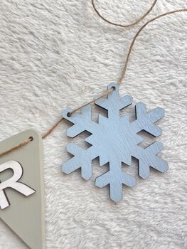 Winter Garland Hanging Bunting For Home Decoration Seasonal Bunting, 6 of 10
