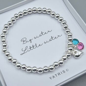 Sterling Silver Sister Bracelet, 2 of 5