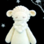Personalised Lamb Christening Teddy And Colouring Book, thumbnail 9 of 11
