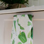 Green Veg Organic Cotton Tea Towel, thumbnail 3 of 6