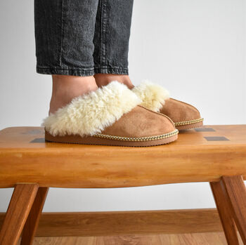 Luxury Sheepskin Slip On Slippers Lola, 4 of 5