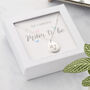 Personalised Necklace For Mum To Be With Birthstone, thumbnail 1 of 6