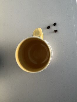 Hand Thrown Ceramic Mug/Asemic Writing, 4 of 5