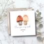 Romantic Love Card, Love You Mushroom Pun Card For Her Or Him, thumbnail 2 of 3