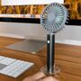 Hand Held Fan Or With Table Stand Usb Rechargeable, thumbnail 7 of 9