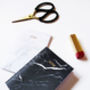 Black Marble Gold Foil A6 Notebook, thumbnail 4 of 5