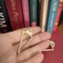 Triangle Earrings Bronze, thumbnail 5 of 6