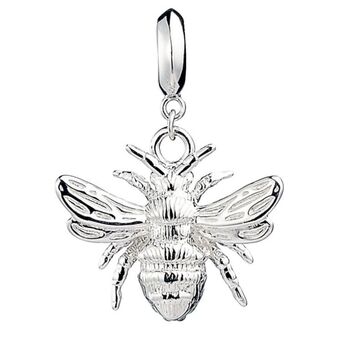 Sterling Silver Garden Bee Charm, 3 of 9