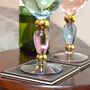 Personalised Pink And Blue Wine Glass, thumbnail 2 of 3