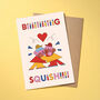 Big Squish Hug Greeting Card, thumbnail 1 of 3