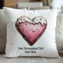 Personalised Whimsical Valentine Anniversary Love Cushion, thumbnail 3 of 12