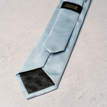 Dusty Blue Tie Set And Socks Wedding Groomsmen Gift, 4 of 7