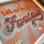 Glass Gold Leaf 'Let Me Be Your Fantasy' Wall Art Sign, thumbnail 2 of 11