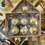 Glowi Box Of Six Gold And Silver Glass Baubles, thumbnail 5 of 10