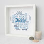 Personalised Birthday Word Art Gift For Dad, thumbnail 2 of 8