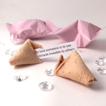 150 Personalised Wedding Fortune Cookie Wedding Favours, 4 of 11