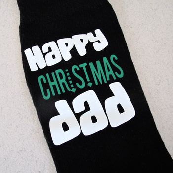 'Happy Christmas Dad' Socks, 5 of 5