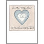 Personalised Cotton 2nd Wedding Anniversary Card, thumbnail 4 of 12