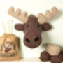 Giant Moose Head Knitting Kit, thumbnail 1 of 8