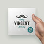 Personalised Birthday Card Moustache, thumbnail 2 of 2