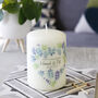 Floral Heart Happy Engagement Candle, thumbnail 8 of 12