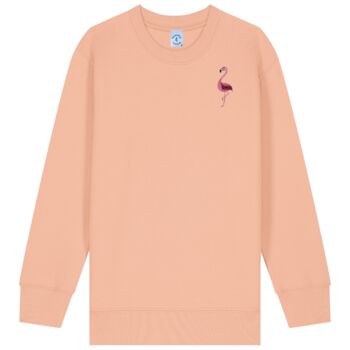 Childrens Organic Cotton Flamingo Sweatshirt, 3 of 11