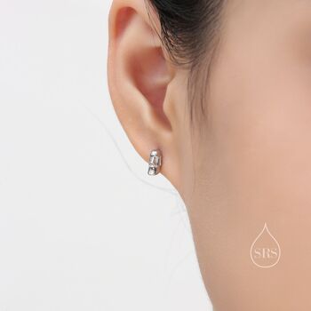 Tiny Sterling Silver Easter Island Statue Stud Earrings, 3 of 12