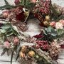 Autumnal Cottage Style Dried Flower Wreath, thumbnail 6 of 7