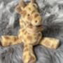 Personalised Hugs Giraffe Soft Newborn Toy, thumbnail 4 of 7