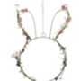 Contemporary Easter Bunny Wreath With Foliage, thumbnail 2 of 2