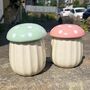 Candle In Mushroom Ceramic Pot With Lid, thumbnail 2 of 5