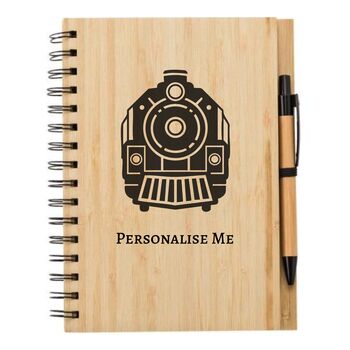 Travel Themed Engraved Notebook And Pen Set, 2 of 8
